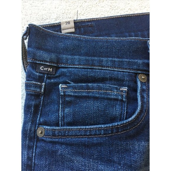 Women's Citizens of Humanity Agnes Mid Rise Slim Straight Jeans Blue 29x25 - Picture 4 of 12